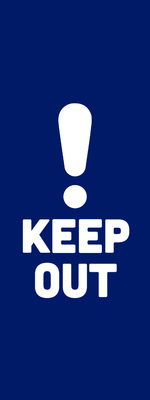 Custom Outdoor Yard Signs Multiple Sizes Keep Out Signs
