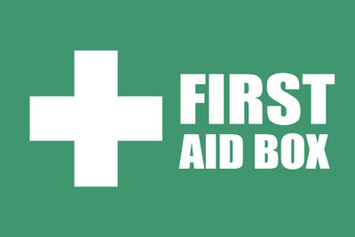 Custom Outdoor Yard Signs Multiple Sizes First Aid Kit