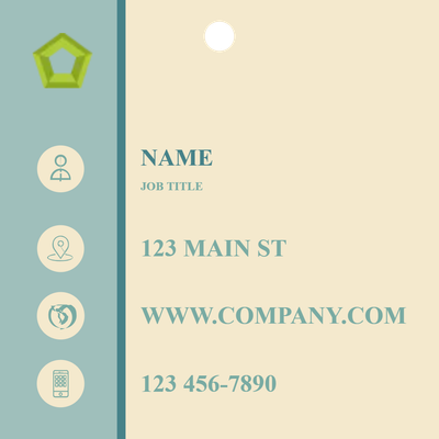 Custom Hang Tags Multiple Sizes Name 123 Main