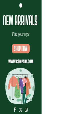Custom Hang Tags Multiple Sizes Trend Alert