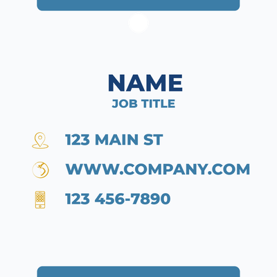 Custom Hang Tags Multiple Sizes Job Title