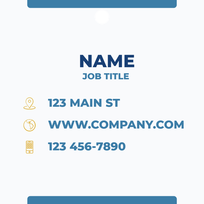 Custom Hang Tags Multiple Sizes Job Title