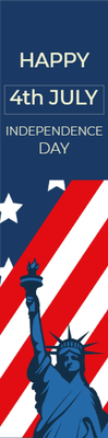 Custom Outdoor Mesh Banners Multiple Sizes Happy Independence Day