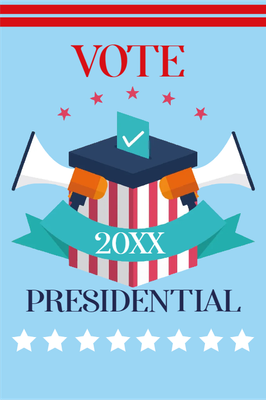 Custom Outdoor Mesh Banners Multiple Sizes Presidential 20XX