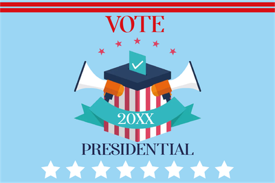 Custom Outdoor Mesh Banners Multiple Sizes Presidential 20XX