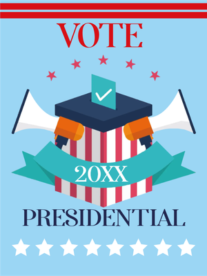 Custom Outdoor Mesh Banners Multiple Sizes Presidential 20XX