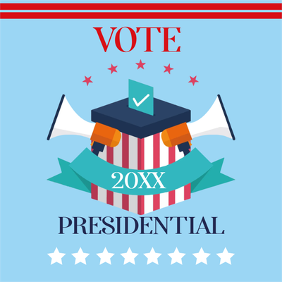 Custom Outdoor Mesh Banners Multiple Sizes Presidential 20XX