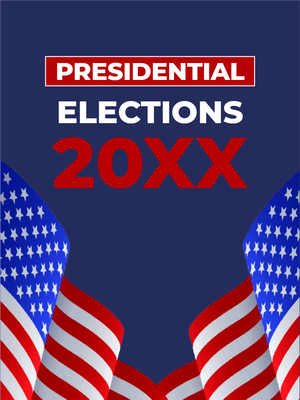 Custom Outdoor Mesh Banners Multiple Sizes Presidential Elections