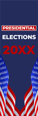 Custom Outdoor Mesh Banners Multiple Sizes Presidential Elections