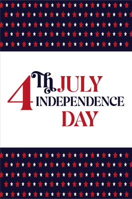 Custom Outdoor Mesh Banners Multiple Sizes Independence Day