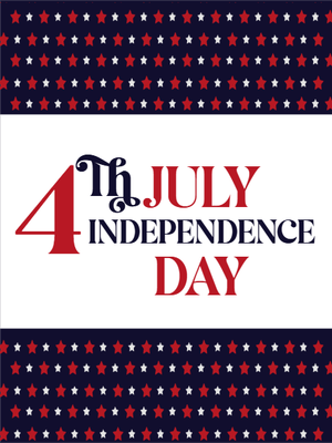 Custom Outdoor Mesh Banners Multiple Sizes Independence Day