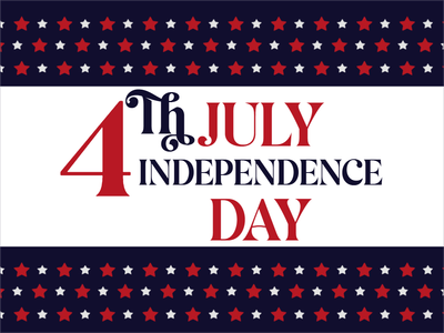 Custom Outdoor Mesh Banners Multiple Sizes Independence Day