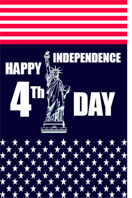 Custom Outdoor Mesh Banners Multiple Sizes 4th Independence Day