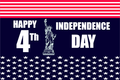 Custom Outdoor Mesh Banners Multiple Sizes 4th Independence Day