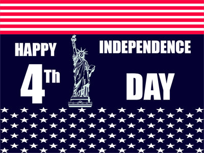 Custom Outdoor Mesh Banners Multiple Sizes 4th Independence Day
