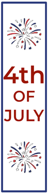 Custom Outdoor Mesh Banners Multiple Sizes Signs 4th Of July