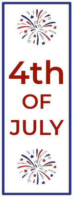 Custom Outdoor Mesh Banners Multiple Sizes Signs 4th Of July