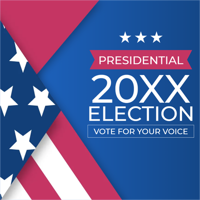Custom Outdoor Mesh Banners Multiple Sizes Election 20XX