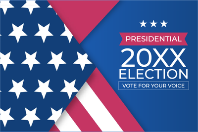 Custom Outdoor Mesh Banners Multiple Sizes Election 20XX