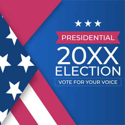 Custom Outdoor Mesh Banners Multiple Sizes Election 20XX