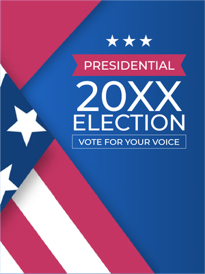 Custom Outdoor Mesh Banners Multiple Sizes Election 20XX