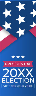 Custom Outdoor Mesh Banners Multiple Sizes Election 20XX
