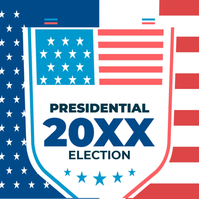 Custom Outdoor Mesh Banners Multiple Sizes Presidential 20XX
