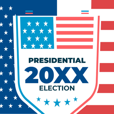 Custom Outdoor Mesh Banners Multiple Sizes Presidential 20XX
