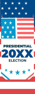 Custom Outdoor Mesh Banners Multiple Sizes Presidential 20XX