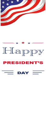 Custom Outdoor Mesh Banners Multiple Sizes Happy President's Day