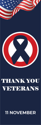 Custom Outdoor Mesh Banners Multiple Sizes Thank You Veterans
