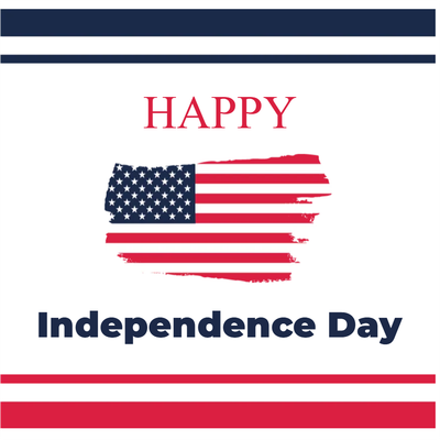 Custom Outdoor Mesh Banners Multiple Sizes Happy Independence Day
