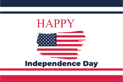 Custom Outdoor Mesh Banners Multiple Sizes Happy Independence Day