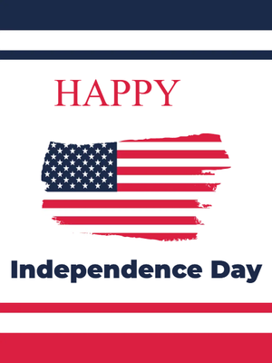 Custom Outdoor Mesh Banners Multiple Sizes Happy Independence Day