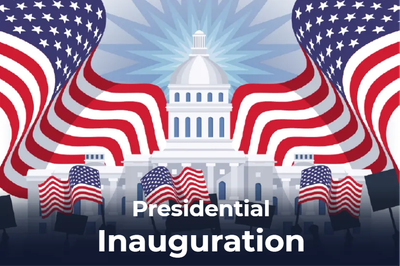 Custom Outdoor Mesh Banners Multiple Sizes Presidential Inauguration