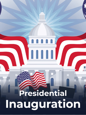 Custom Outdoor Mesh Banners Multiple Sizes Presidential Inauguration