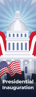 Custom Outdoor Mesh Banners Multiple Sizes Presidential Inauguration