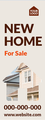 Custom Outdoor Mesh Banners Multiple Sizes Home For Sale