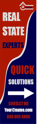 Custom Outdoor Mesh Banners Multiple Sizes Real State Experts