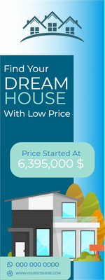 Custom Outdoor Mesh Banners Multiple Sizes Dream House