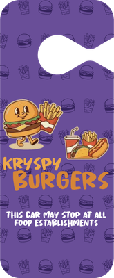 Custom Mirror Hangers Multiple Sizes Kryspy Burgers