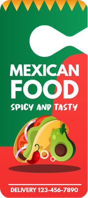 Custom Mirror Hangers Multiple Sizes Mexican Food