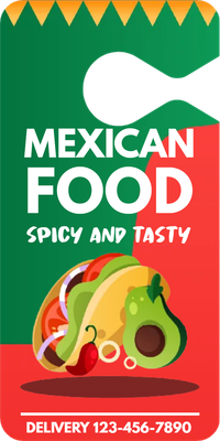 Custom Mirror Hangers Multiple Sizes Mexican Food