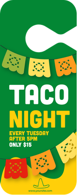 Custom Mirror Hangers Multiple Sizes Taco Night