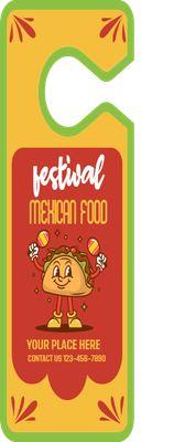 Custom Mirror Hangers Multiple Sizes Festival Mexican