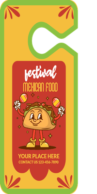 Custom Mirror Hangers Multiple Sizes Festival Mexican