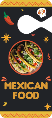 Custom Mirror Hangers Multiple Sizes Mexican Tacos