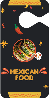 Custom Mirror Hangers Multiple Sizes Mexican Tacos
