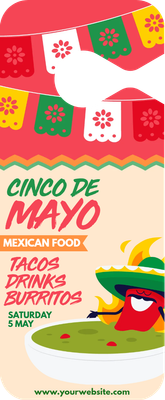 Custom Mirror Hangers Multiple Sizes Cinco De Mayo