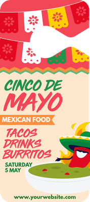 Custom Mirror Hangers Multiple Sizes Cinco De Mayo